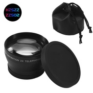 52mm 2X Magnification Telephoto Lens for  AF-S 18-55mm 55-200mm Lens Camera