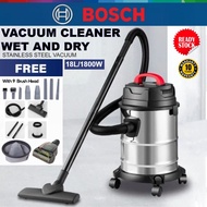 BOSCH Vacuum Cleaner Heavy Duty Vacuum Carpet Vacuum Cleaner Wet And Dry Vacuum 吸尘机 ( 1800W/18L )