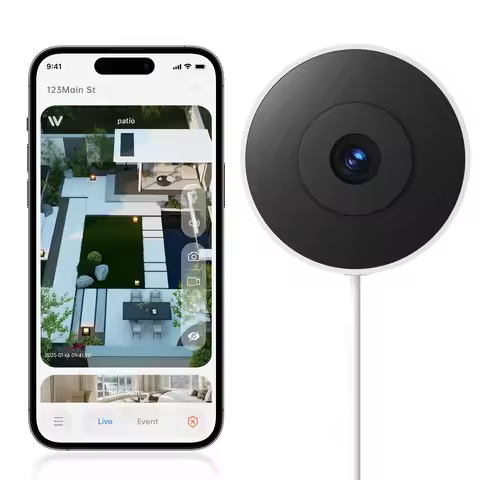 Noahtec Window Camera 5G & 2.4GHz WiFi Indoor Dome Camera for Home Security with Full Color Night Vi