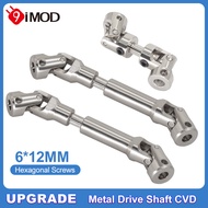 9IMOD Metal Drive Shaft CVD Steel 6x12mm Hexagonal Screws For MN1/12 MN128 MN86 MN86S G500 RC Car