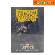 Arcane Tinmen Dragon Shield Justice Matte 60 Japanese Size Card Sleeves Dragon Shield Sleeves