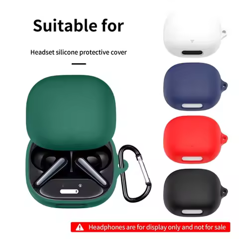 Silicone Carrying Case For Anker Soundcore Liberty 4 Pro Earphone Scratchproof Dustproof Scratch Res