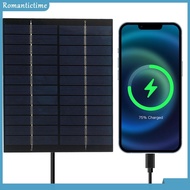 2W 12V Solar Panel with Type-C Port Solar Charging Panel Portable Solar Panel Charger for Rechargeab
