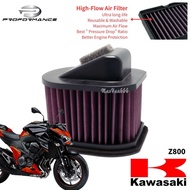 AIR FILTER Racing Air Cleaner Kawasaki Z800 13-16 / Z750 04-12 / Z1000 03-09 Exciter Performance Was