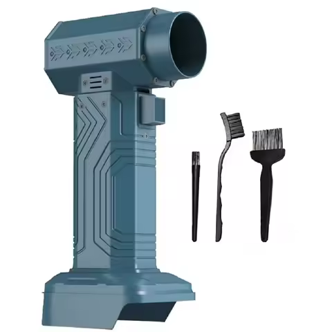 A69ETurbo Fan 500W Air Gun 70M/S Handheld Ducted Turbofan Violent Blow Dryer Jet Fan For Makita 21V 