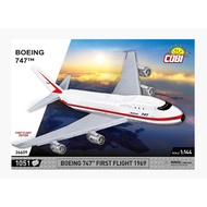 COBI 26609 Boeing 747 First Flight 1969 licensed Bricks Made in Poland EU Compatible with LEGO