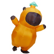 NEW Inflatable Capybara Mascot Costume Cartoon Animal Carnival Halloween Cosplay Fancy Dress Funny P