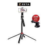 Ulanzi MT44 Plus (MA09) ขาตั้งมือถือ กล้อง ไม้เซลฟี่ ปรับสูงได้ 1.8M สำหรับ Vlog ไลฟ์สด Mirrorless A