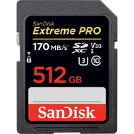 SANDISK EXTREME PRO SDXC UHS-I CARD 512GB ความเร็ว อ่าน 200MB/s เขียน 140MB/s (SDSDXXD-512G-GN4IN)