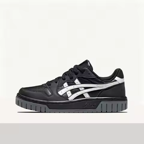 ASICS Court MZ 2.0 Women's Black/White Low-Top Sneakers–Shock-Absorbing Sole,Versatile Durable Comfo