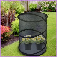 Plant Cover Net 4X Animals Barrier Plant Cover Net Breathable Protector Foldable Enclosure with Stak