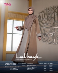 GAMIS NIBRAS TERBARU LABBAYK 006 / BAJU NIBRAS TERBARU / GAMIS ABAYA POLOS / GAMIS BUSUI LONGDRESS G