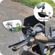 PUTIH Ducati Mirror White Glass Nmax Pcx Adv Xmax Aerox Vario Universal