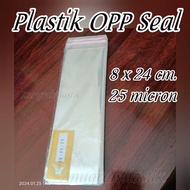 Opp Plastic Size 8 x 24 Adhesive Glue Plastic 8 x 24 PER PACK