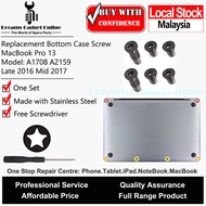 Replacement Bottom Case Stainless Stell Screw Set with free Screwdriver for MB Pro 13 A1708 A2159