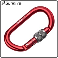 Gazechimp ประเภทหัวเข็มขัด Carabiner Carabiner Dอุปกรณ์กีฬาปีนเขา Caving