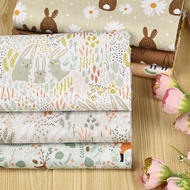 Cartoon Small Animal Rabbit Cotton Fabric Patchwork Crafting Material