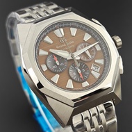 ❮訂製❯Seiko mod  啡色錶面 
  採用精工VK63石英機芯
  計時碼功能
  44.5mm  
  附送精美錶盒