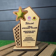 PLAK ANUGERAH LAMINATED PLAYWOOD DAN ACRYLIC GOLD