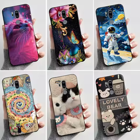 Casing For LG G7 ThinQ Soft Case LM-G710 LM-G710N Fashion Cute Cartoon Phone Back Cover For LG G7 Pl