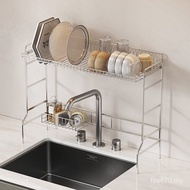Dish Rack Shelf Drain 304 Stainless Steel Above Sink Sink Kitchen Drain Rack Dish Dish Storage Rack 