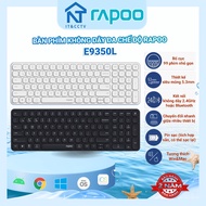 [RAPOO E9350L] High-end Wireless Bluetooth Keyboard - Smooth Scissor Switch Keys, Multi-Device Conne