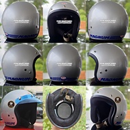 Bell Helmet Magnum Super Silver Replica
