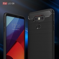 LG G6 G7 + G8 G8S G8X V50S V30 + V35 V30S V30S+ V40 V50 ThinQ Soft Cosing LG Velvet Q70 K50S Carbon Fiber Phone Case