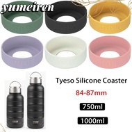 YUMEIREN 1Pcs Silicone Coaster, Protective Anti Slip Bottle Cover,  Universal Mug Cup 750ml 1000ml T