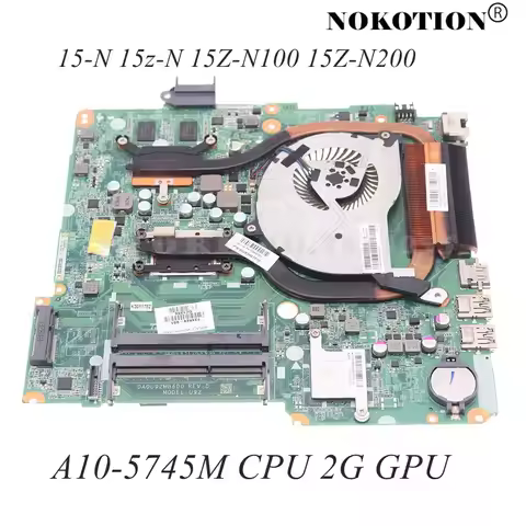 DA0U92MB6D0 734824-501 734824-001 For TPN-Q132 HP 15-N 15z-N 15Z-N100 15Z-N200 PC Motherboard A10-57