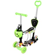 🚓Wholesale Children's Five-Wheel Five-in-One Scooter Dual-Use Portable Luge3-6Toddler Scooter