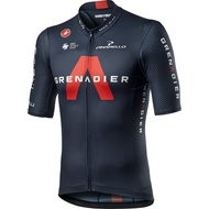 New Upgrade Competizione Team Ineos Cycling Jerseys 2023 MTB Racing Bike Top Polyester Fiber