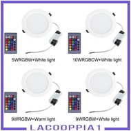 [Lacooppia1] Led Downlights for Ceiling Dimmable RGBW, Recessed Ceiling Lighting for Living Room, Kitchen, KTV, Bars