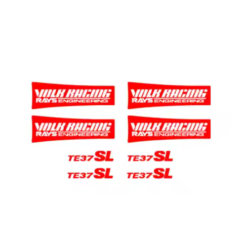 8pcs Wheel Rim Decals for TE37 SL Volk Racing Rays Engineering stickers JDM wheels
