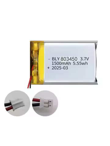 3.7V 1500mAh 803450 Polymer Lithium Rechargeable Battery for Camera GPS navigator MP5 Bluetooth Head