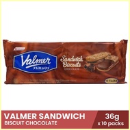 ▤ ❐ ♞VALMER Sandwich Biscuit Chocolate 36g x 10 packs