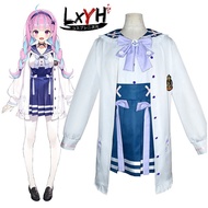 🎉Cosplay🎉  【LXYH- COSER KING】 Hololive Minato Aqua Vtuber เครื่องแต่งกายคอสเพลย์ การ์ตูนอะนิเมะ ชุดแ