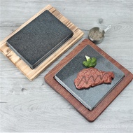 Cooking Grill Volcanic Stone Grill Pan Barbecue Pan Hot Stone Rock Steak Stone Grill Pan Korean Iron