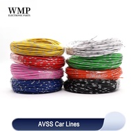 2/1 Meter AVSS PVC Car Wire PVC Insulation Pure Copper Line 18AWG 16AWG Speaker Audio Cable DIY Auto