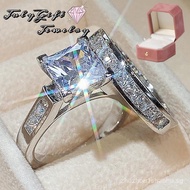 1.5ct Princess Cut Engagement Ring Wedding Ring Set for Women Cut Cubic Zirconia Bridal Ring Sets Va