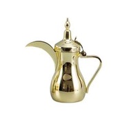 不銹鋼阿拉伯式咖啡壺冷熱水壺中東風情金色歐式長嘴壺復古家用