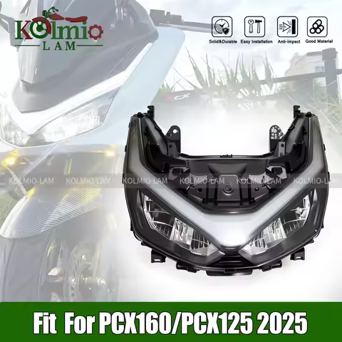 Fit for 2025 HONDA PCX160 PCX125 Motorcycle Headlight LED Headlamp Assembly PCX 160 125 Head light