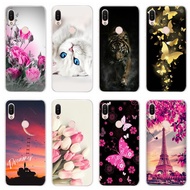 Asus Zenfone Max M1 ZB555KL (Asus_X00PD) / Max Pro M1 ZB602KL (Asus_X00TD) Soft Silicone Case Cute Cat Butterfly Pattern Clear TPU Phone Case