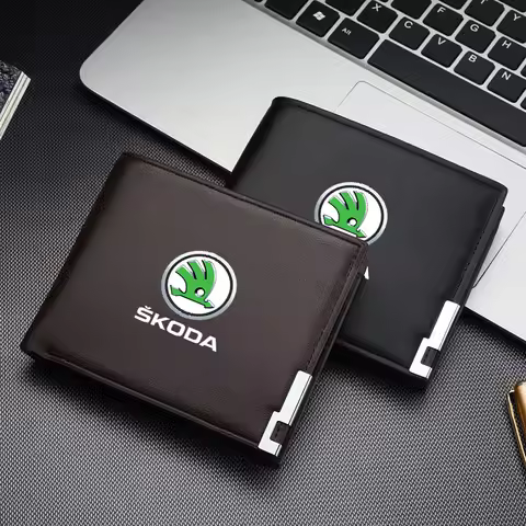 Car Wallet Driver's Licence Insurance Card Holder For Skoda Kylaq Elroq Octavia Enyaq Kamiq Scala Ra
