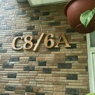 KAYU Embossed Letters 15cm Wooden Letters Wooden Numbers Wooden Names Wooden House Numbers Wooden Ri