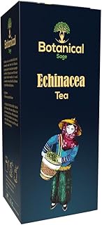 Botanical Sage - Echinacea Angustifolia Flower Tea 15 Pyramid Teabags | Boosts Immunity | Selected |