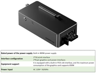Aoostar AG02 Oculink & USB4 / AG01 Oculink Extra GPU Dock Station Build-in 800W PD For Graphics card