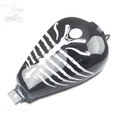 Free Shipping Motorcycle Ribs Skull Tank Decals Stickers For CA250 CMX250 Rebel DD125E DD150E DD250E