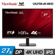 【ViewSonic 優派】VA2708-4K-MHD 27型 60Hz 廣角螢幕