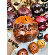 MOCKIM Iberico Yellow Wooden Piggy Bank, lucky savings, beautiful gift